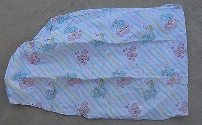 Vintage Care Bear Crib fitted sheet 1980's