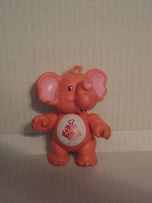 Vintage  PVC 1980's Care Bear cousin LotsaHeart Elephant 