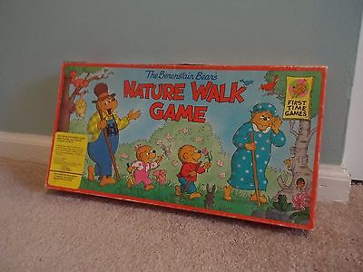 The Berenstain Bears Nature Walk Board Game *RARE* Complete 1990 Educational