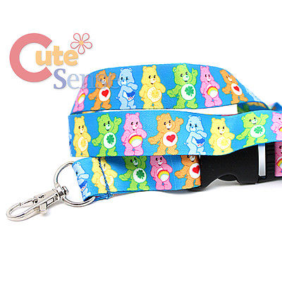 Care Bears Lanyard with Detachable Clasp  ID Holder , Key chain 