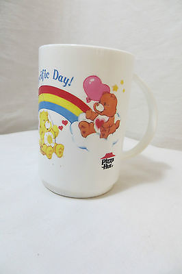 1985 Pizza Hut Care Bears Plastic Mug/Cup