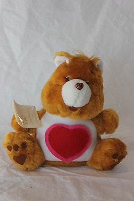 VTG American Greetings Care Bear Tenderheart Bear Plush Teddy Bank 1984 (L1A)