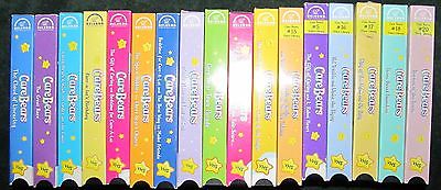 Lot of 17 VHS CARE BEARS Cartoons VHS Tapes Nelvana Kids/Children 29 Episodes