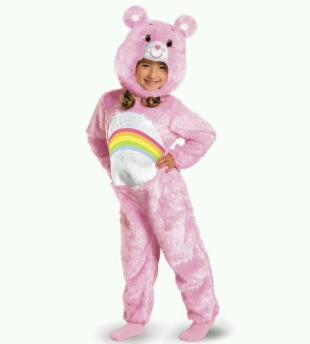 NEW WITH TAGS TODDLER GIRLS CARE BEARS CHEER BEAR COSTUME SIZE 3T-4T PINK