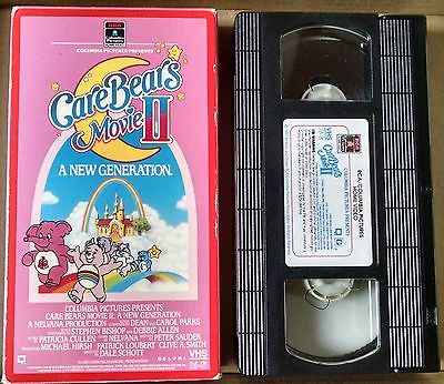 Care Bears Movie II 2 - A New Generation - Columbia Pictures - VHS Cassette Tape