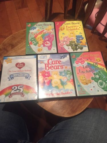 Care Bears DVD Lot 5 DVDs 16 Episodes 