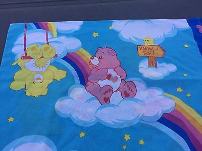 Care Bears Standard Pillowcase Rainbow Trail Catch Some Fun two sided