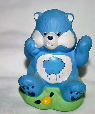 Care Bears vintage ceramic figurine, Grumpy Bear, 1983