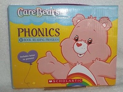 Care Bears Phonics 12 Book Set with Carrying Box - Scholastic 2006 