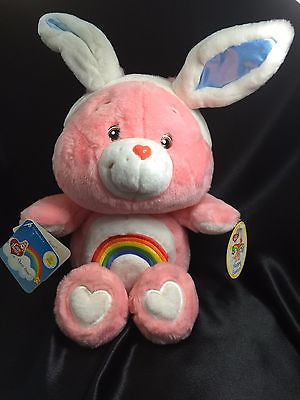 Care Bear Cheer Easter 2002 20th Anniversary Plush New with Tags Bunny Ears 17