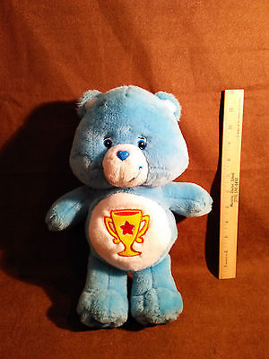 2003 Plush blue Care bear Champion 13