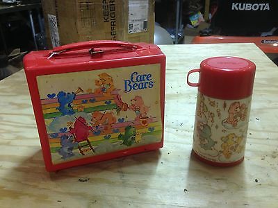 Vintage 1985 Care Bears Aladdin Lunchbox w/ Thermos