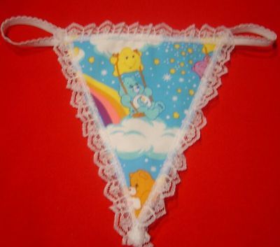 New Sexy Womens CARE BEARS GString Thong Lingerie Panty Underwear