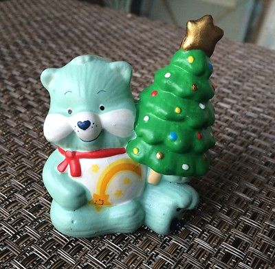 Vintage 1985 Care Bears Holiday Christmas Tree Ornament Wish Bear - by AGC