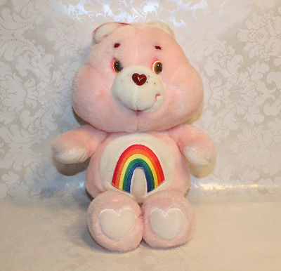 Vintage 1983 Care Bears CHEER BEAR Pink 13