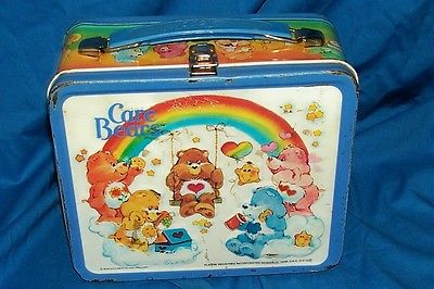 Vintage 1983 Care Bears Lunchbox & Thermos Aladdin Kid’s Lunch Pail Collectors