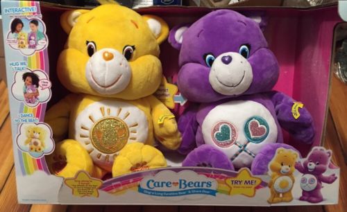 Care Bears SING ALONG Twin Pack Interactive Singing Dancing Bear Interact Togeth