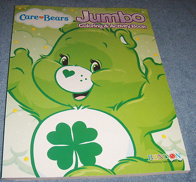 Care Bears Jumbo Coloring and Activity Book New Good Luck Bear #2