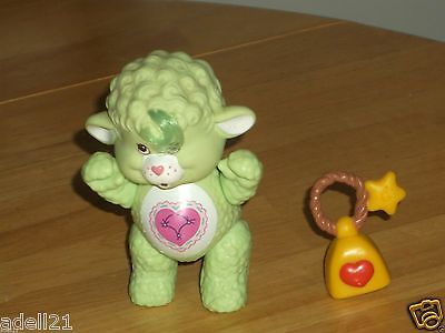 VINTAGE CAREBEAR COUSIN GENTLE LAMB  WITH BELL  1985 EUC