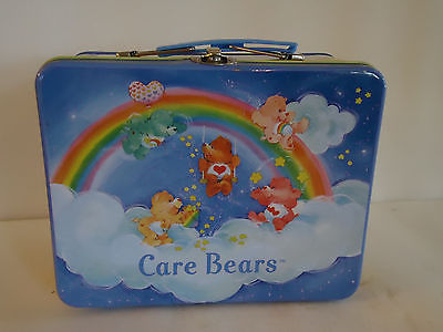 Care Bears Sunshine Bear Metal Tin Picture Lunchbox Nice L@@K