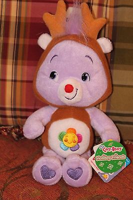 Care Bears Plush Harmony Bear Reindeer Christmas Holiday Stuffed soft toy 10