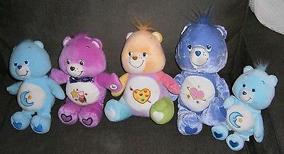 LOT 5 Care Bear Plush Dolls 10