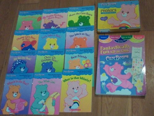 Care Bears New Boxed Set 12 Picture Books + huge Care Bears Coloring-Paint Book
