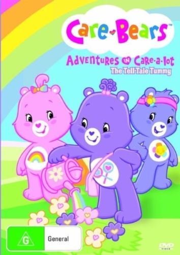 Care Bears - Adventures in Care-A-Lot - The Tell-Tale Tummy (DVD, R4, Like New)