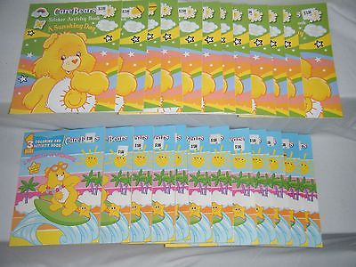 Lot of 24 Care Bears Coloring Activity Books Sticker Birthday Party Favors