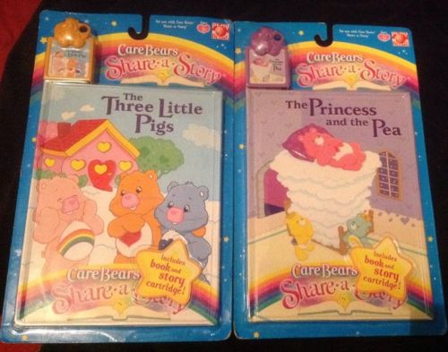 CARE BEARS SHARE A STORY THE PRINCESS AND THE PEA & THE THREE LITTLE PIGS  NIP