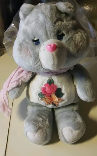 Vintage 1983 Kenner CARE BEARS GRAMS BEAR With PINK SHAWL 16
