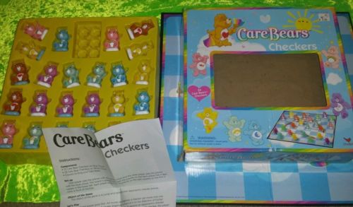 Care Bears Checkers Board Game [Complete]