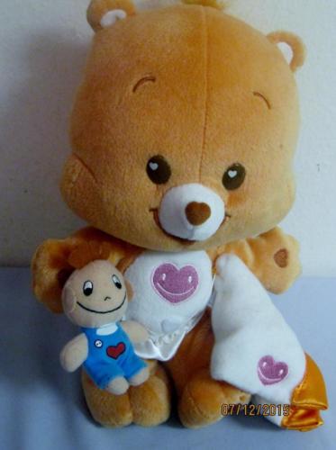 Care Bear Cub Tenderheart Cub with Baby and Blanket Plush Stuffed