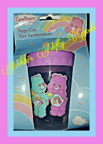 Care Bears CHEER & WISH BEAR 8oz Baby Sippy Cup With Screw-On Lid 5