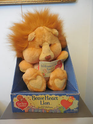 Braveheart Lion Care Bear Cousins 1985 in Original Box 13