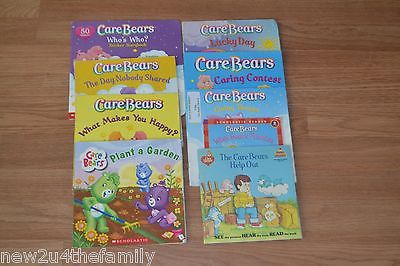 Care Bears Picture book lot of 9, Children's, School, Paperback, 