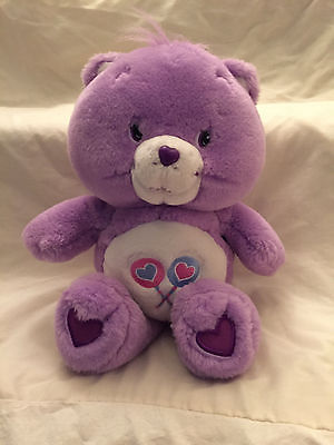 CARE BEARS COLLECTION - SING ALONG FRIENDS - SHARE BEAR - ROCKS N SINGS 3 SONGS