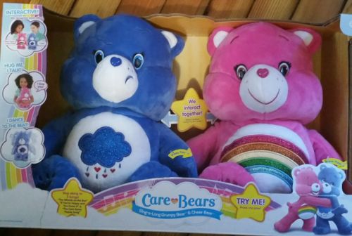 Care Bears SING ALONG Twin Pack Interactive Singing Dancing Bear Interact Togeth