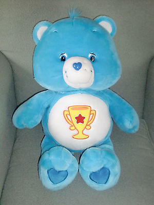 Giant Big Huge Large Plush Care Bear Blue Champ Bear 2002 27