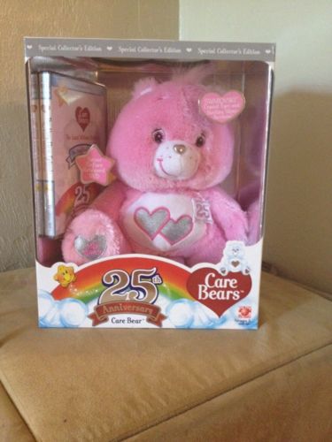 Carebears Special Collectors Edition 25th Anniversary Care Bear Love A Lot Bear.