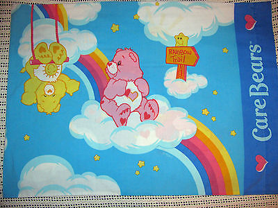 * CARE BEARS Rainbow Trail standard pillowcaseCatch Some Fun different sides