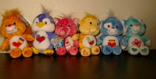 2005 TIE DYE COUSINS Rare COMPLETE SET Care Bears New with Tags