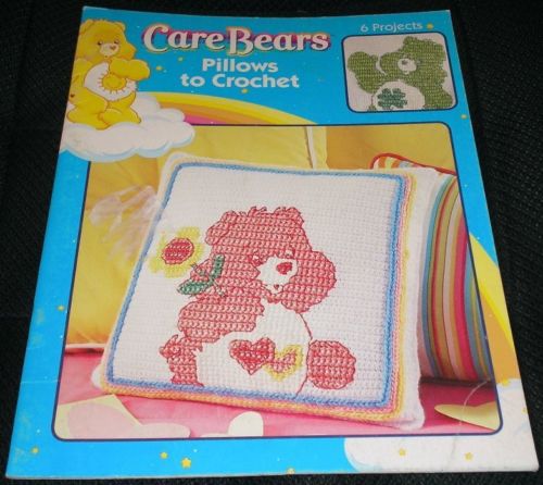 Care Bears Pillows to Crochet Characters 6 Projects Pattern Book 4185 Grumpy '07