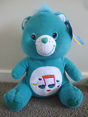 CARE BEARS - HEARTSONG BEAR-  PLUSH SOFT TOY  32cm BRAND NEW WITH TAG