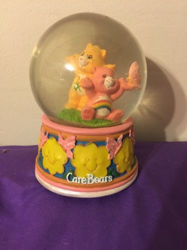 You Are My Sunshine Care Bears Vintage Snow Globe Rainbow Orange Friend Bear