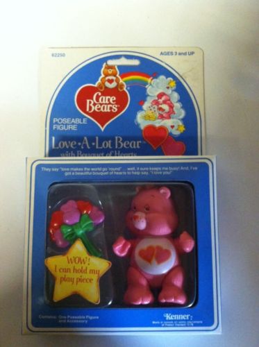 1982 Care Bears Posable Figure Love-A-Lot New In Box