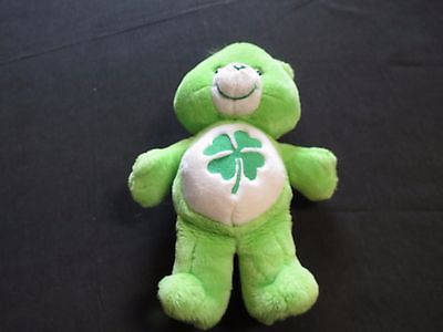 Green Carebear with ShamrockPlush Stuffed Teddy Bear Animal Child Toy