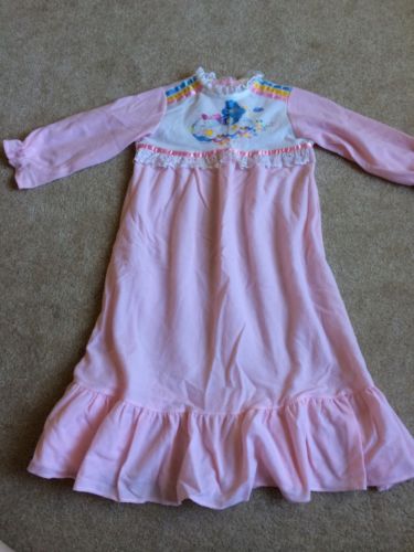 RARE! Vintage CARE BEARS Baby Toddler Outfit 80's Retro Pjs 3T Lace Toddle Time