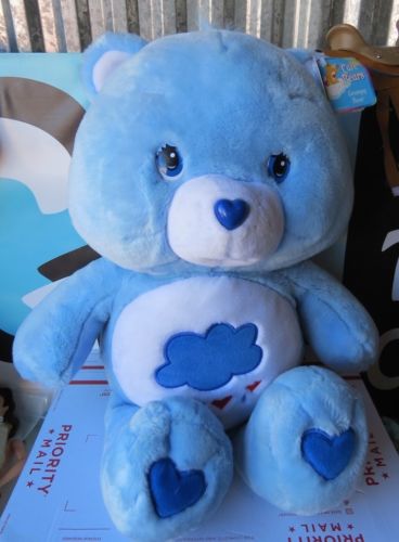 Care Bear Grumpy Large Blue 26” Very Cute Plush