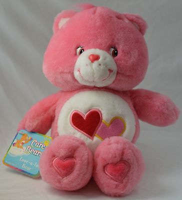 Care Bears Love-a-Lot Bear 2002 with tags 13 inch